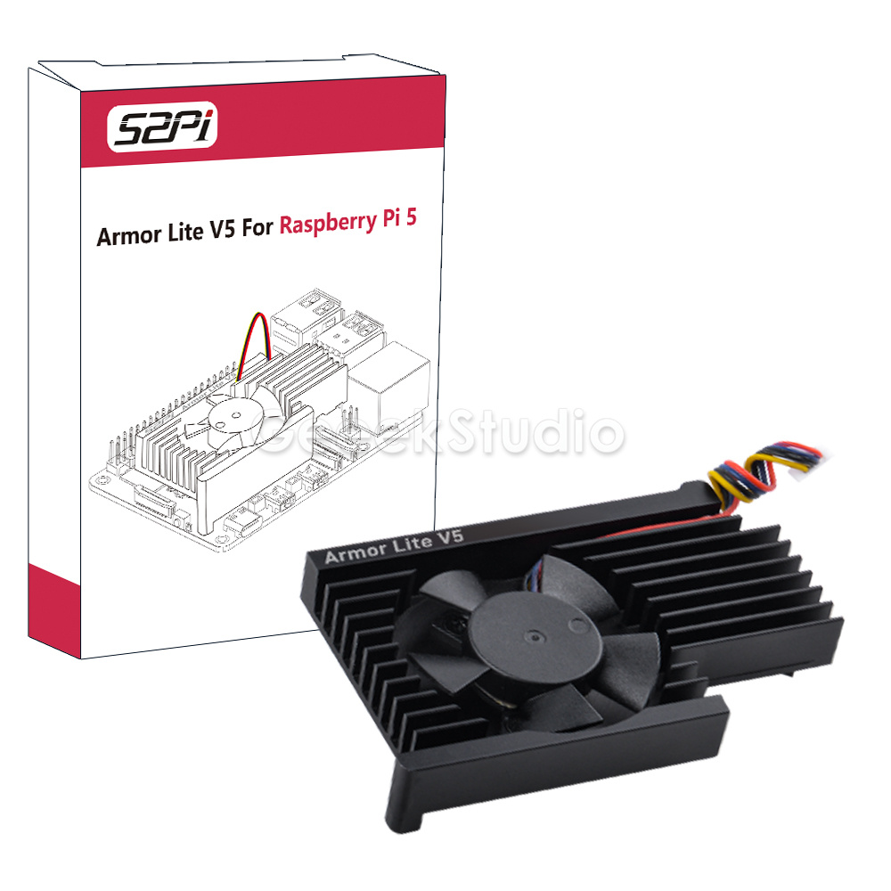 Pi Power Supply - Dissipateur thermique CNC en alliage d'aluminium