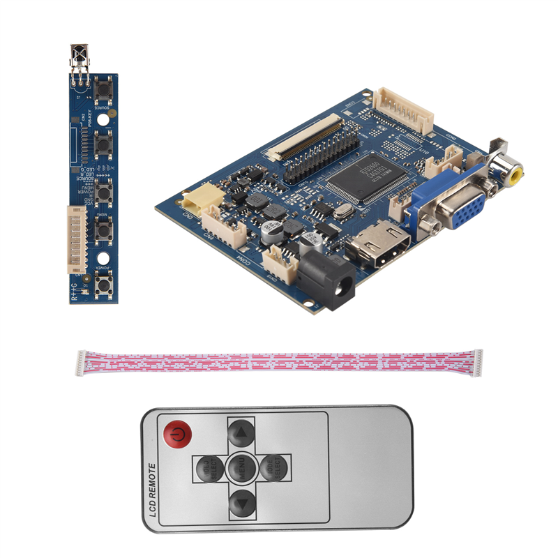 Pi Display - AA08-7 pouces 1024X600 écran LCD carte