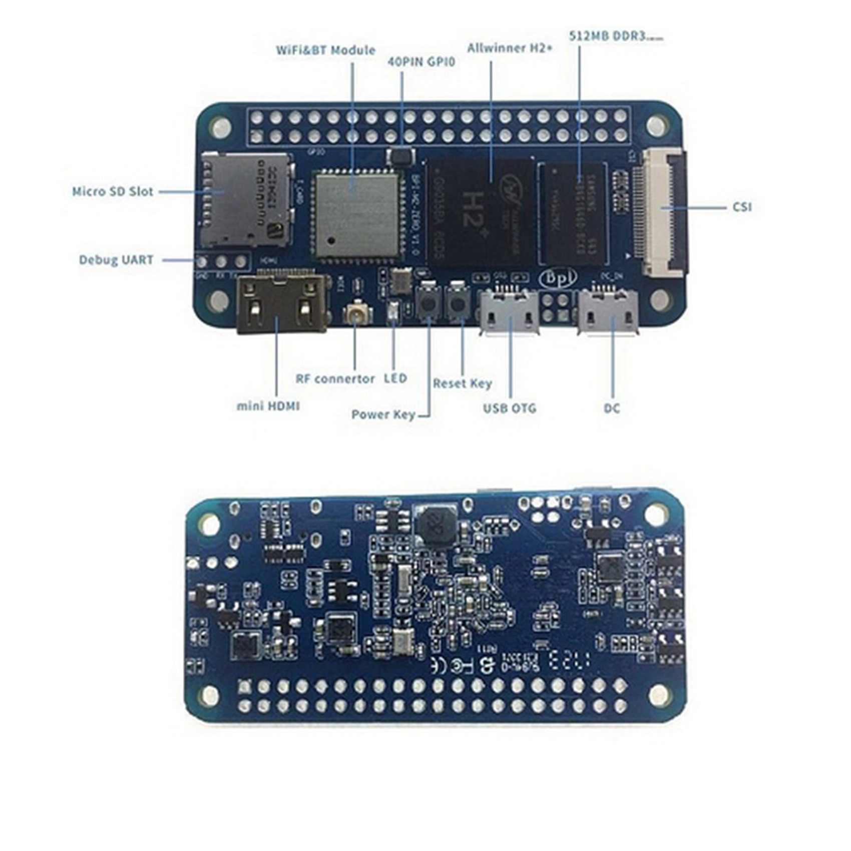 Pi Zero - B29C-5X, nouveau modèle pour Banana Pi
