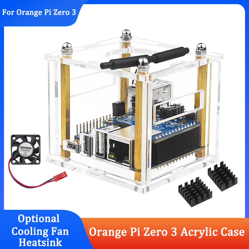 Pi Power Supply - Boîtier en acrylique pour Orange Pi