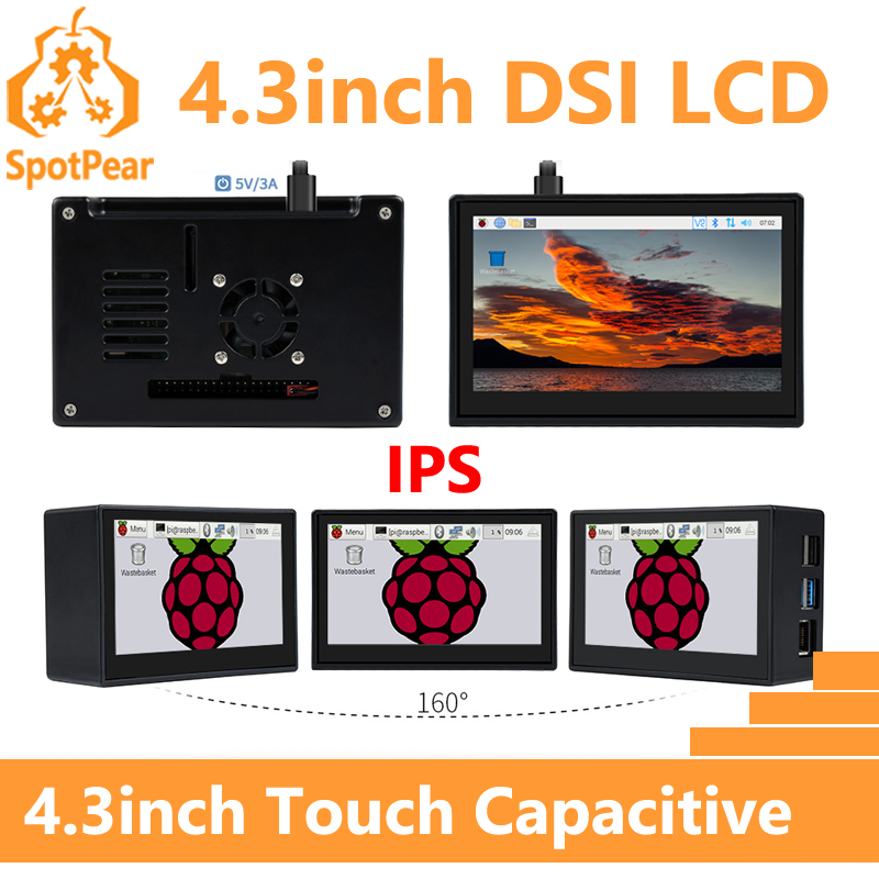 Raspberry Pi 4.3 pouces DSI af - Pi 5 Case avis et prix