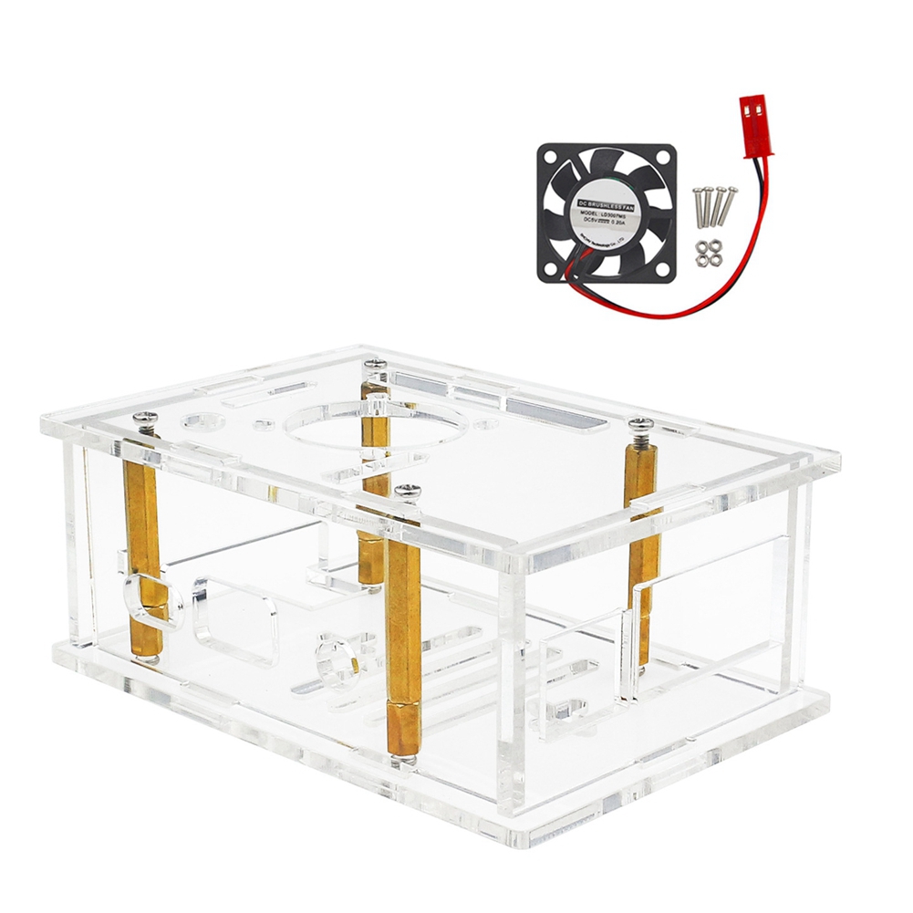 Boîtier en acrylique ABFN avec - Pi 4 Case avis et prix