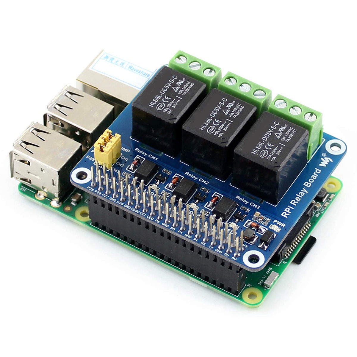 Module de relais 3 canaux 5V W - Raspberry Pi Kit avis et prix