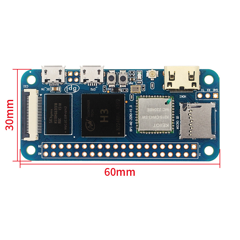 Banana Pi-M2 Zero H3, mini-ord - Pi Zero avis et prix