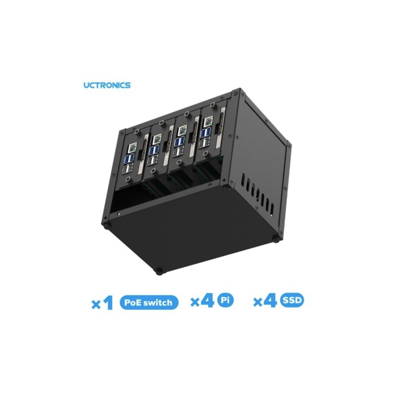 Boîtier de cluster Raspberry P - Pi 4 Case avis et prix